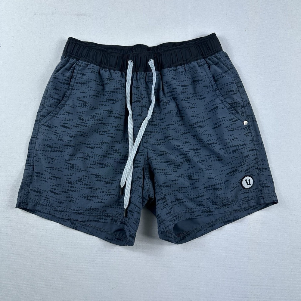 Vuori Kore Shorts Mens Small Gray 5" Lined Gym Yoga Running Performance V367